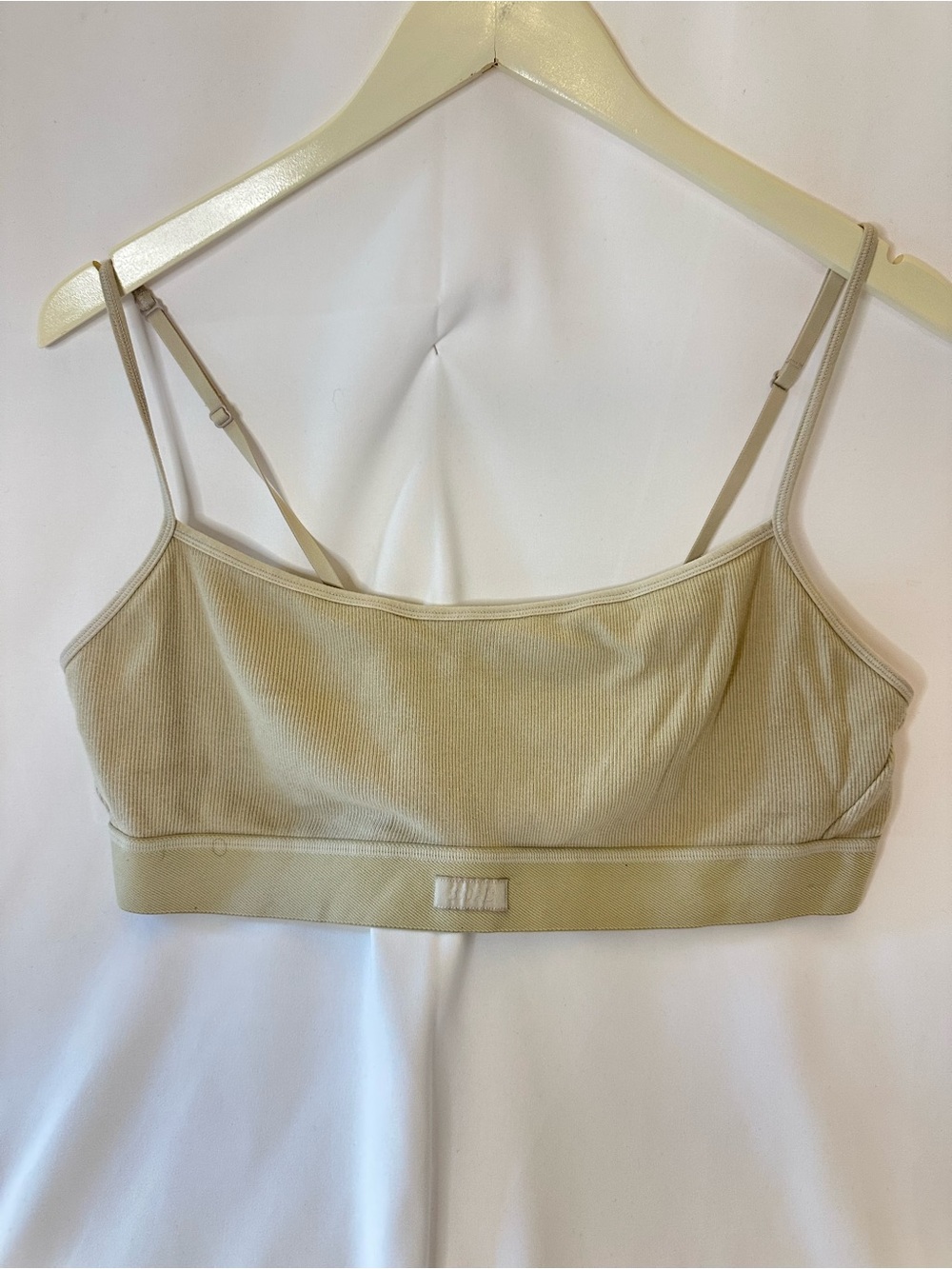 Beige Skims Fits Everybody Racerback Scoop Bralette Women Sz 3X in Mica Stretch
